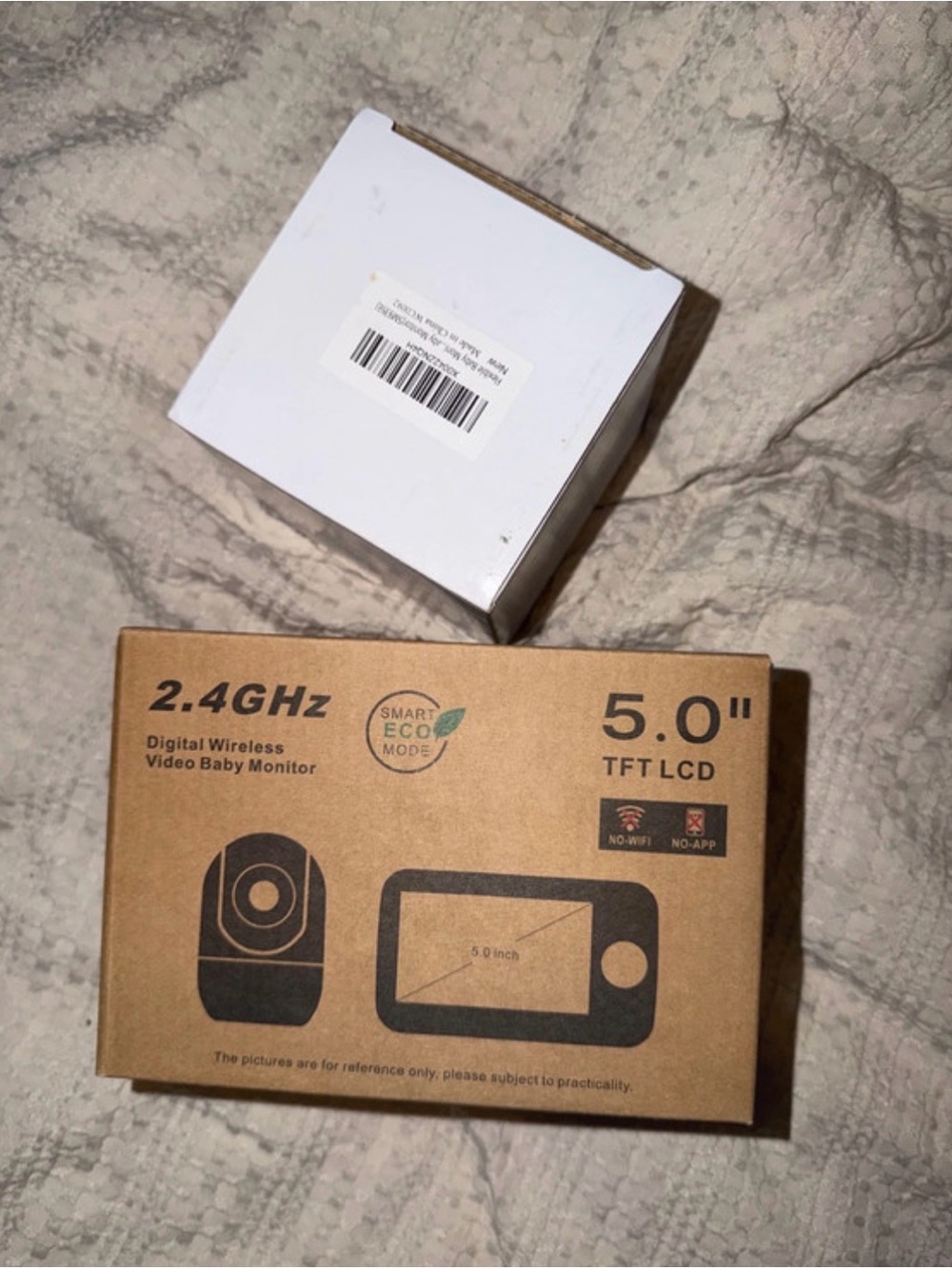 5.0" TFT LCD Digital Wireless Baby Monitor - Brown Eco Box